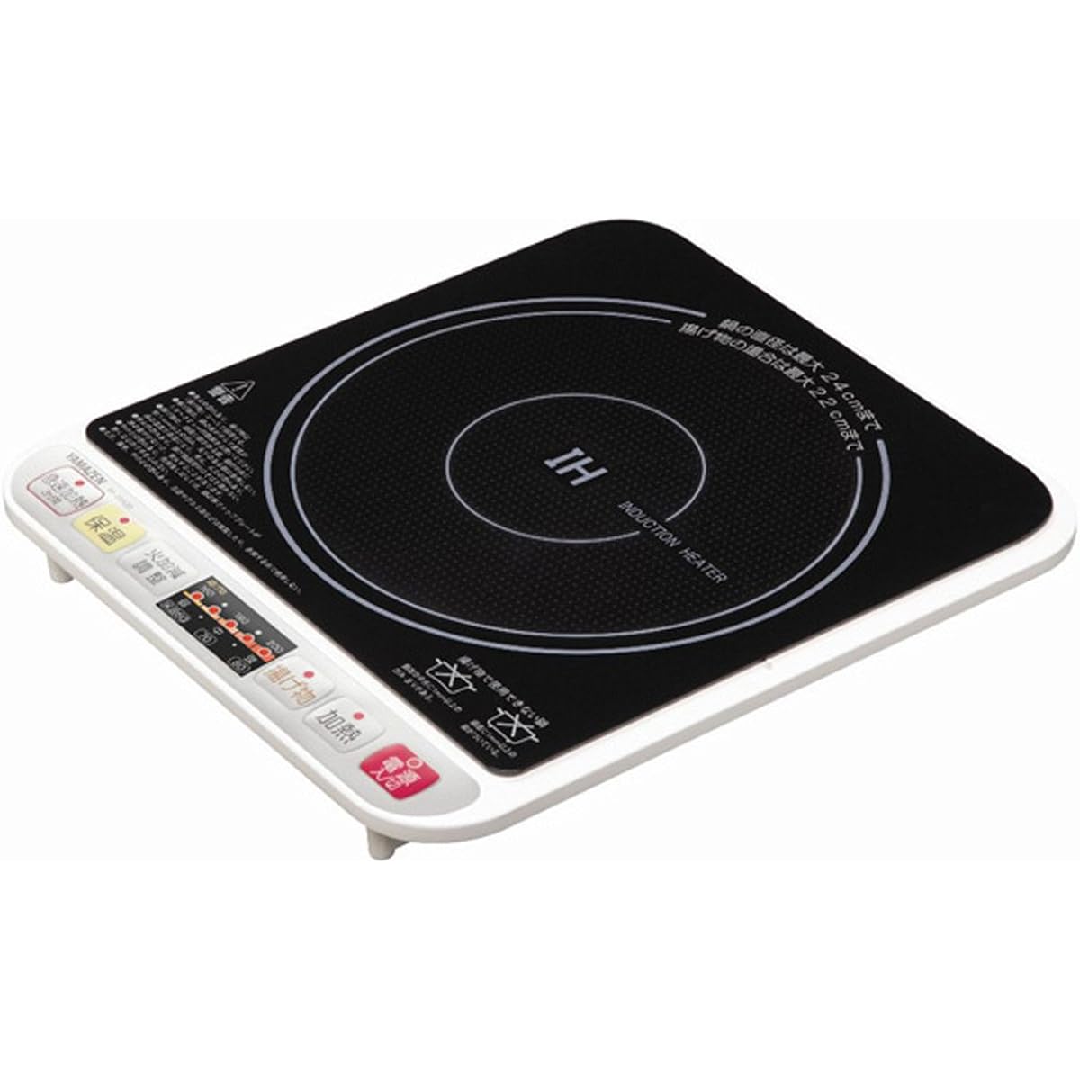 [Yamazen] IH Cooker Tabletop 1400W IH Cooking Heater IH-S1400 [1 year manufacturer's warranty] White