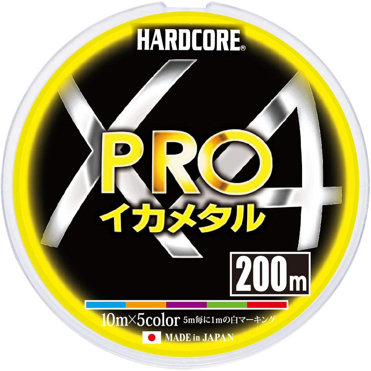 DUEL PE Line Fishing Line HARDCORE X4 PRO Squid Metal [Line Fishing Line Fishing Gear High Strength High Sensitivity]