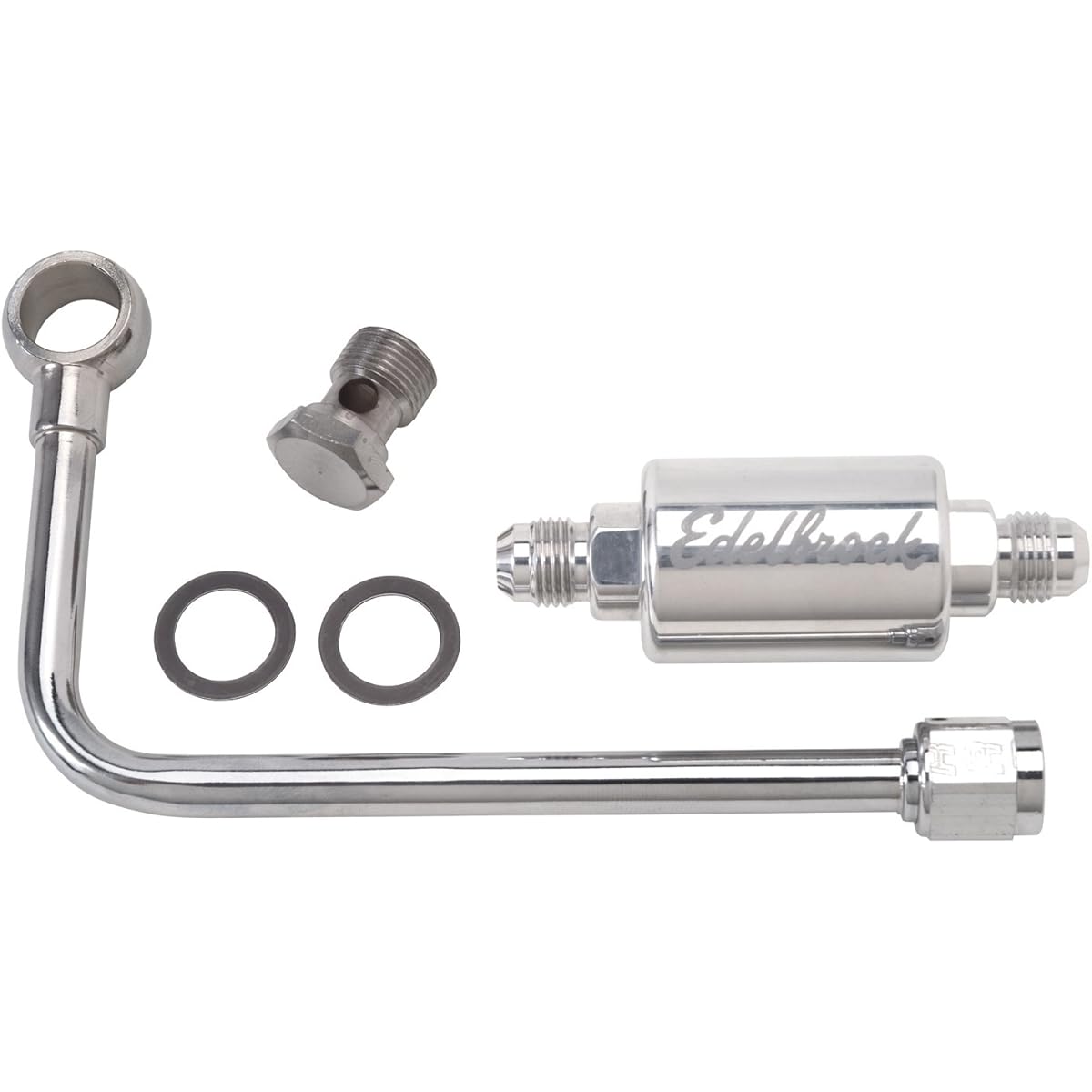 EDELBOCK 8131 Chrome fuel line