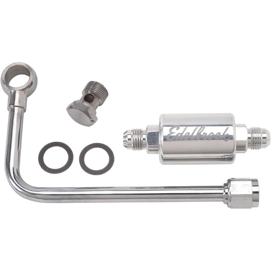 EDELBOCK 8131 Chrome fuel line