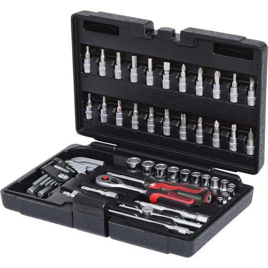 KS TOOLS 1/4" Socket set 51 pcs 911.0651