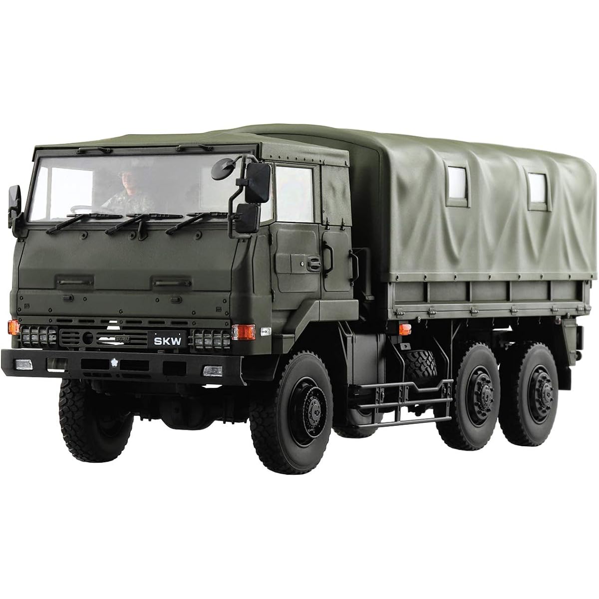 Aoshima Bunka Kyozaisha 1/35 Military Model Kit Series No.1 Self-Defense Force 3 1/2t Truck (SKW-477) Plastic Model