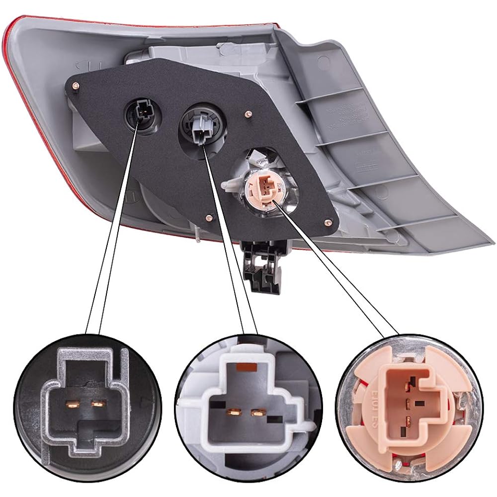 Autoandart replacement passenger seat tail Light Quarter Panel Mount Tail Lamp 12-14 Camry 81565-06470