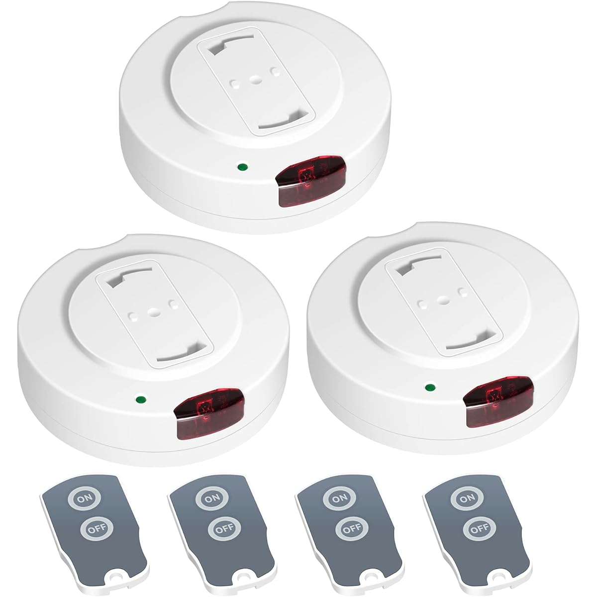 [Purchased 3 sets] Aiwode lighting remote control switch, converts pendant lighting fixtures without a remote control into remote control type, easily turns on and off from your hand, turns on and off the switch with remote control, PSE certification, re