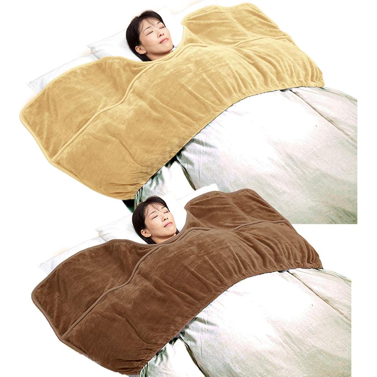 Manufacturer direct sale Comforter Collar Cover Single 150 x 75cm Chest Collar Warm Microfiber Blanket Included 2 Color Set