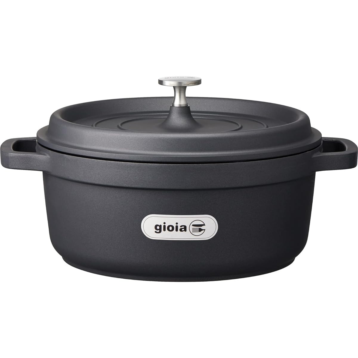 Mannen gioia casserole 24cm double-handed pot compatible with open/IH/open flames compatible with open/IH/open flames lightweight outdoor fluorine coated non-stick black XC-24BK