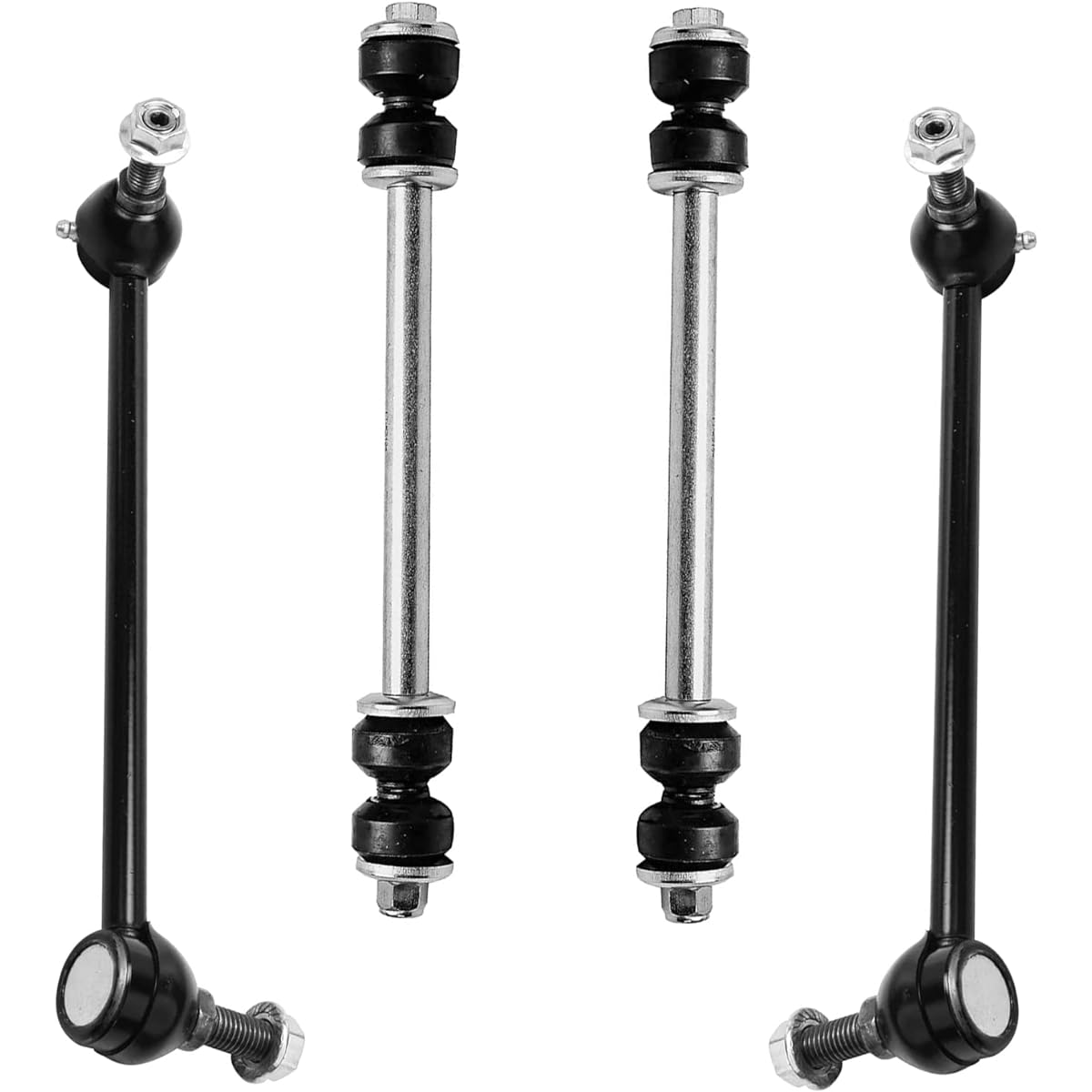 Detroit vehicle axis - 4 Peace Front Suspension Kit - 2 Front Swaber Endrink and 2 Rear End Link.