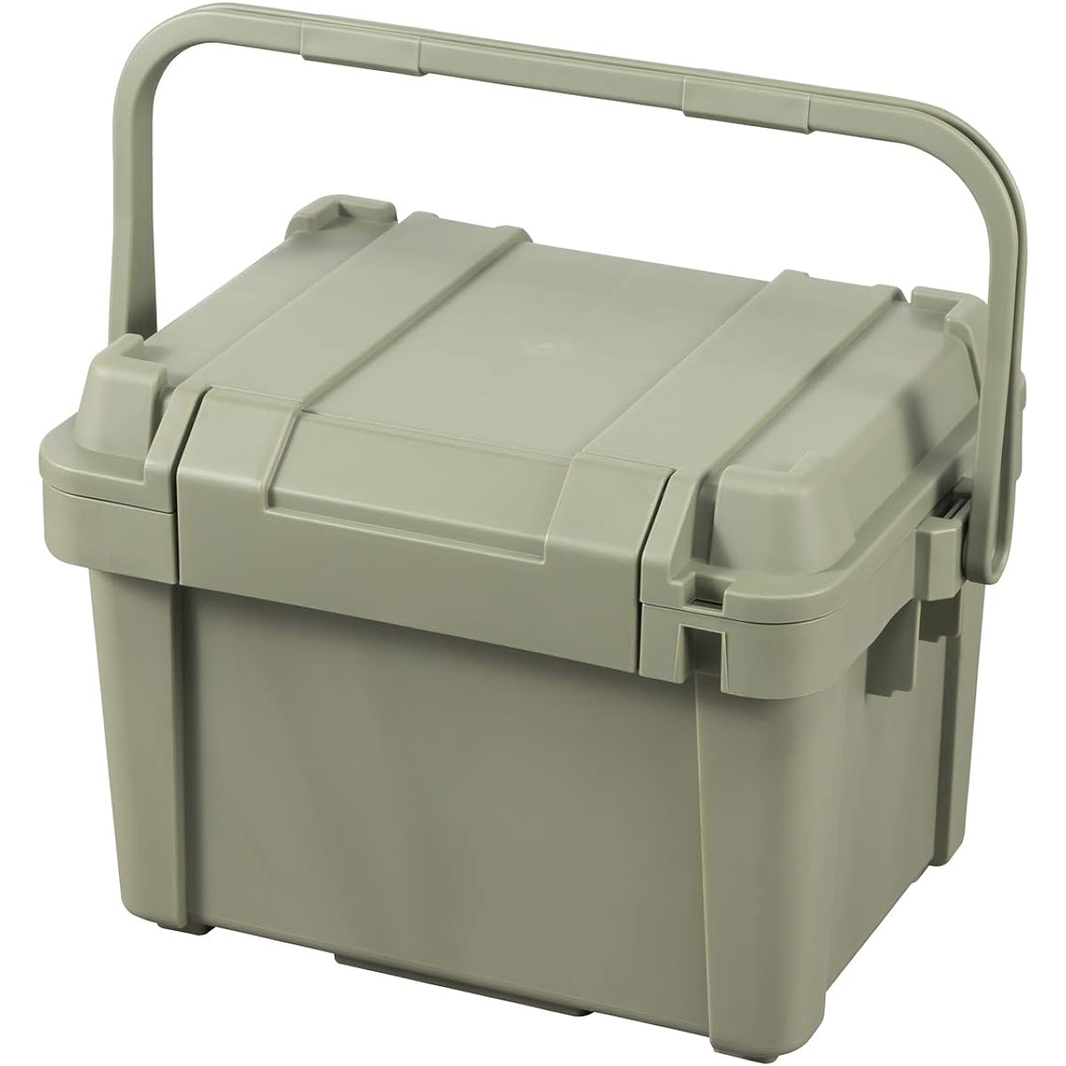 BUNDOK Base Container 500 BD-201 Camping Gear Box Storage Case with Handle Khaki