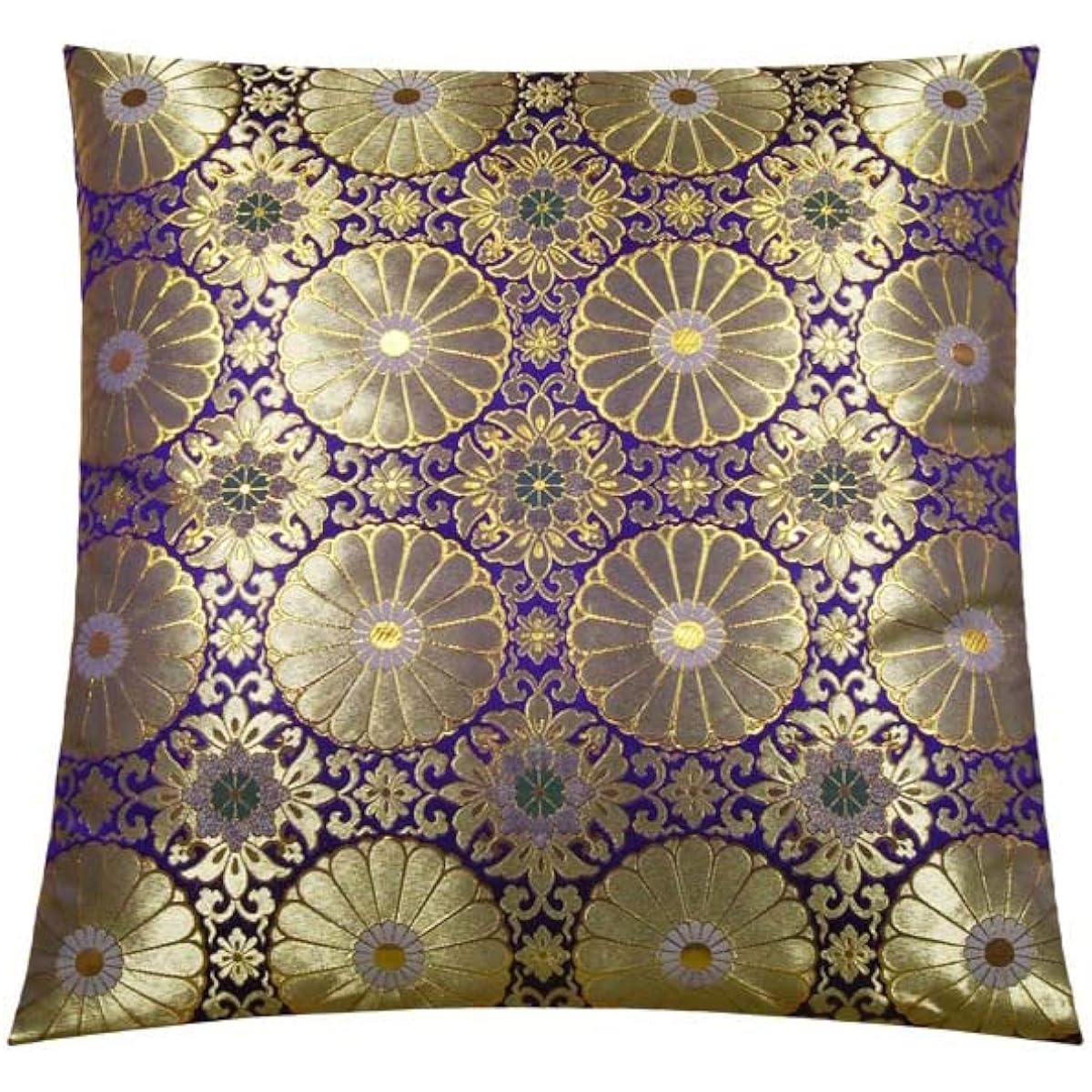 Buddhist altar cushion cover for Buddhist altars, Buddhist altars, memorial services, Japanese-style rooms, Obon temples, cushions, made in Japan, 16 chrysanthemums 042 (red)
