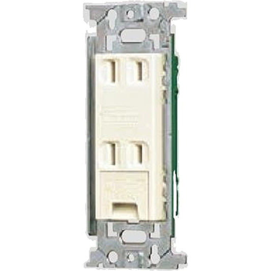 Panasonic Double Outlet with Embedded Earth Terminal Flat Type 10 Pieces WN1532K10