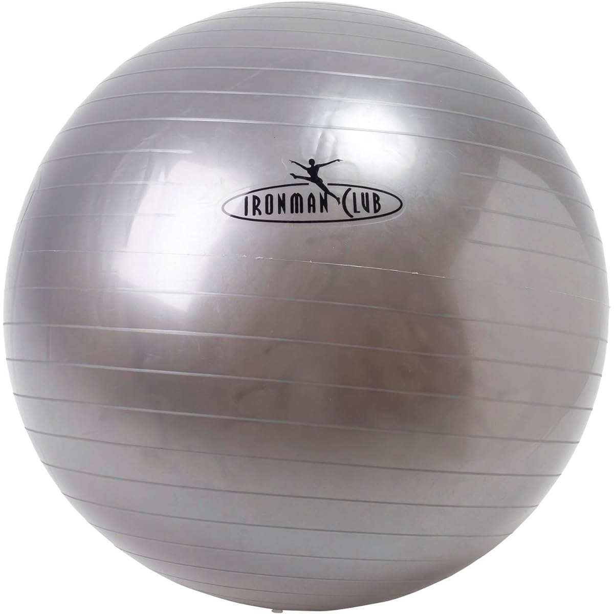 IRONMAN CLUB Yoga Ball 75 with Pump Silver Diameter 75cm IMC-69