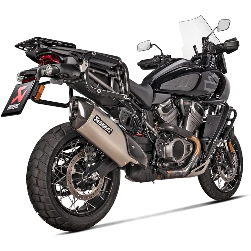 Akrapovic Slip-On Muffler Slip Online Titanium Harley-Davidson Pan America RA1250S S-HD12SO1-HAFT