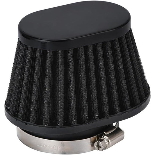 Motorcycle Fuel Filter Motor Cold Air Intake Cone Filter Motorcycle Air Filter Universal (Color : 2.35inch 60mm)