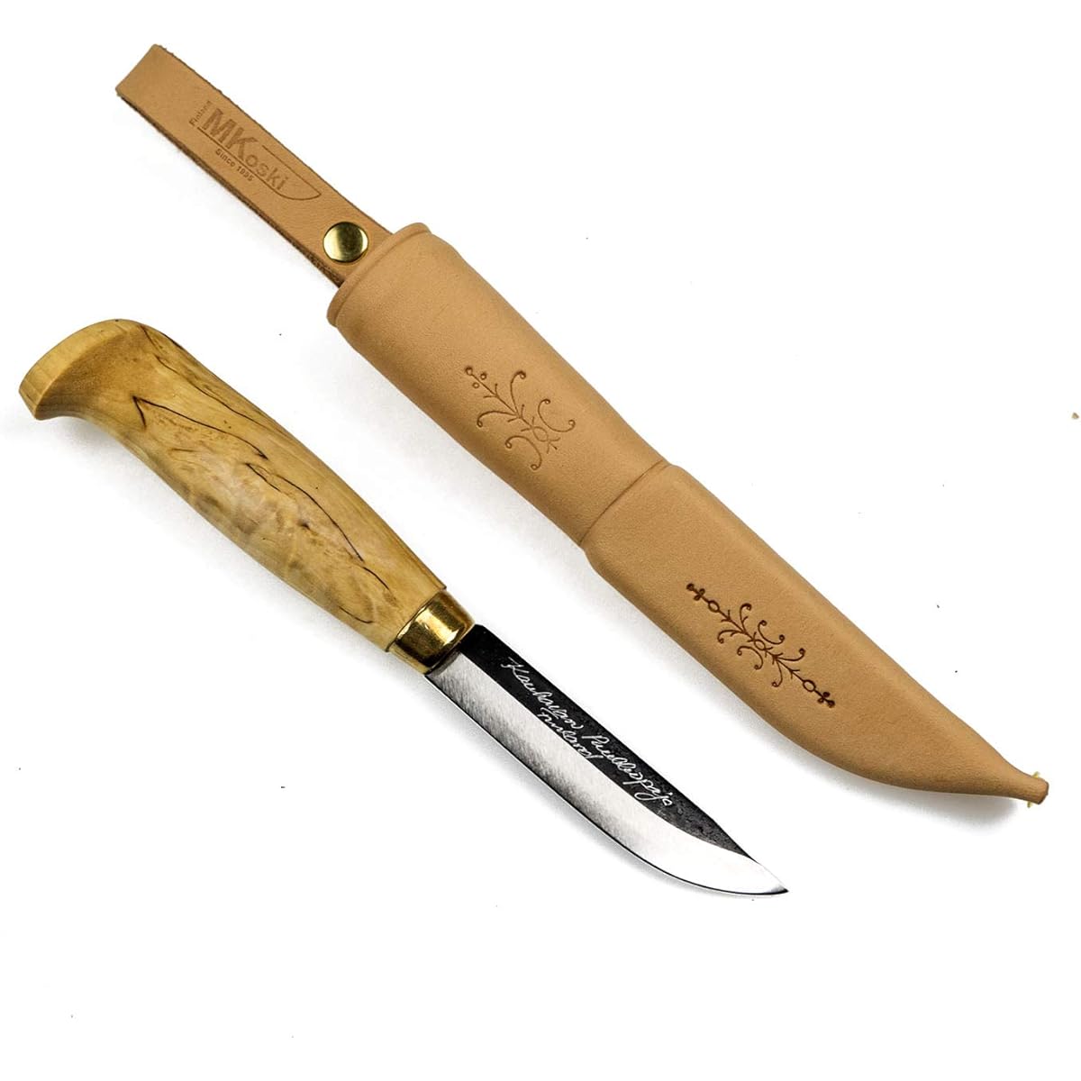 Nordic Scandinavian outdoor knife Kauhabampukopaya Visa85#104