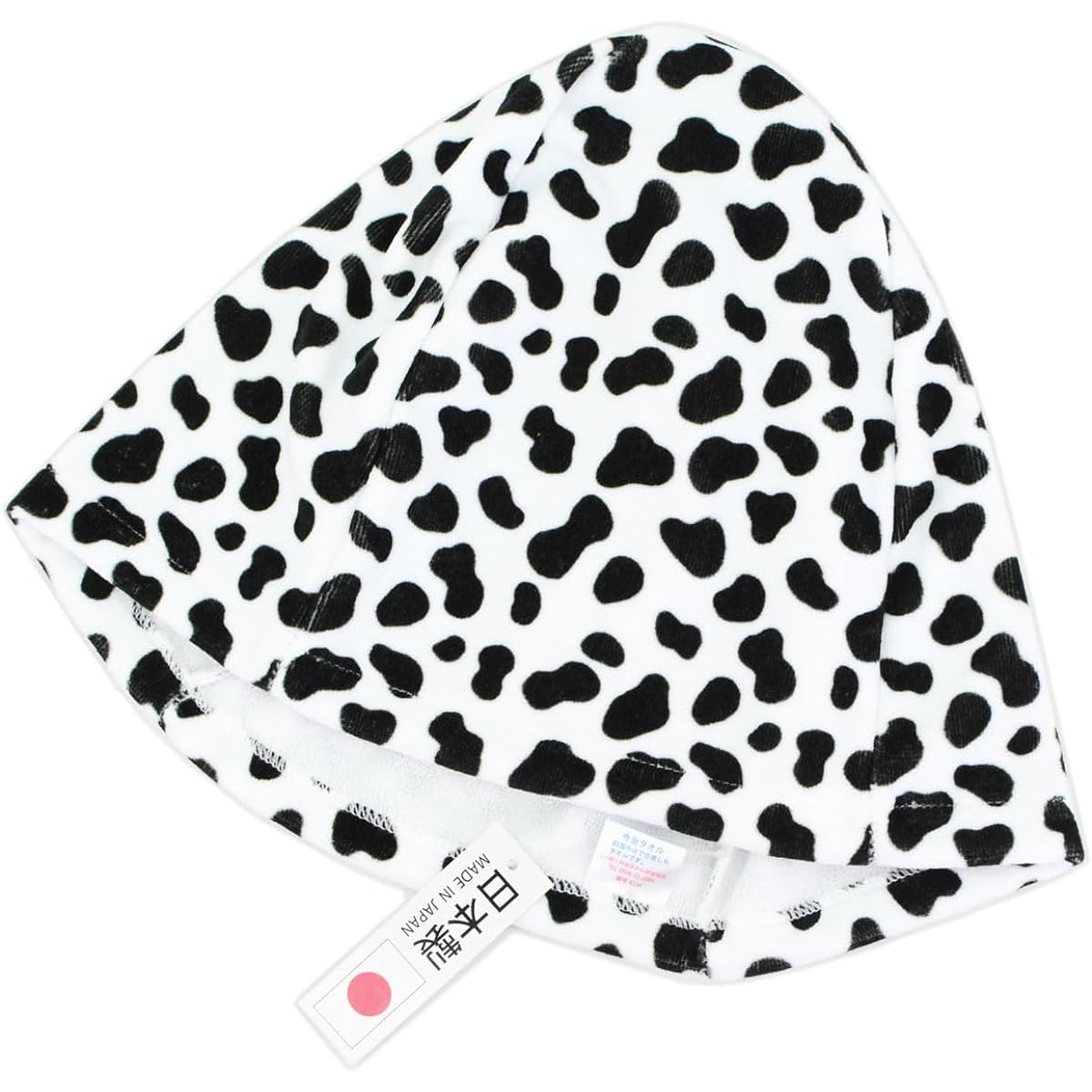 [Lulu&berry] Sauna Hat, Imabari Towel, Sauna Towel, Hat, Imabari, Large Cap, Made in Japan, Men's, Women's, Washable, Sauna Goods, 100% Cotton, Prevents Hot Flashes, Prevents Hair Damage, Dalmatian, L Size