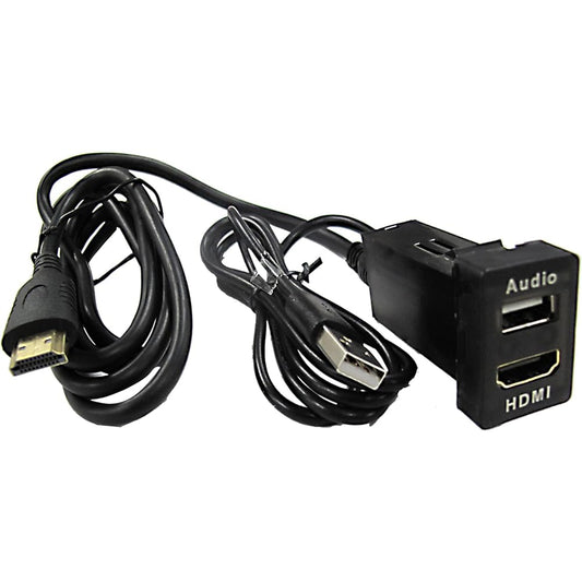 "HDMI" + "USB" extension cable/Toyota Suzuki Daihatsu A type/compatible product ac549