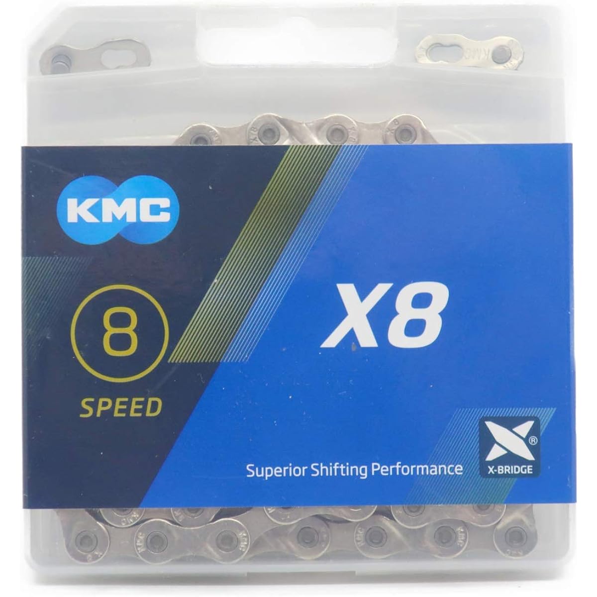KMC X8 chain for 8 speed/8S/8 speed silver (silver) 114Links [parallel import goods]