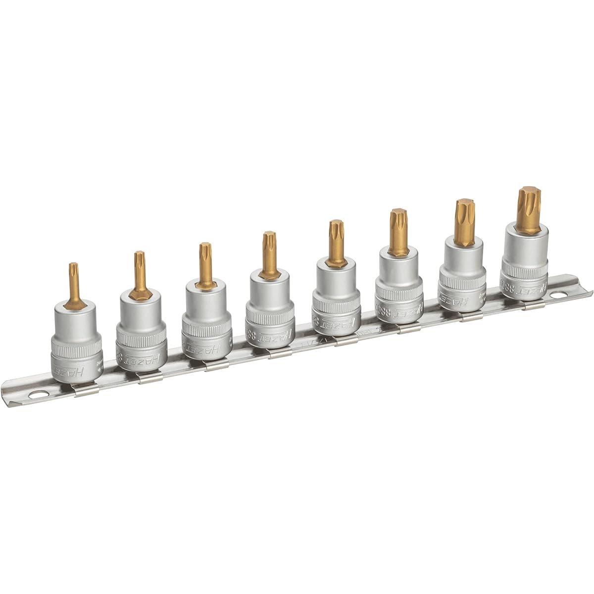 HAZET Torx Bit Socket Set, T15 – T50, 8 Piece Set [Regular Japanese Import Product] 8802T/8H