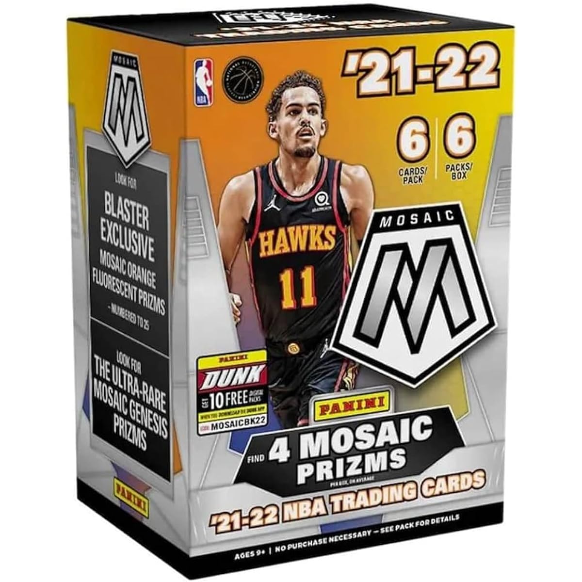 NBA 2021-22 Panini Mosaic Basketball Card Blaster Box Panini Mosaic Basketball Card Blaster Box [Parallel Import]