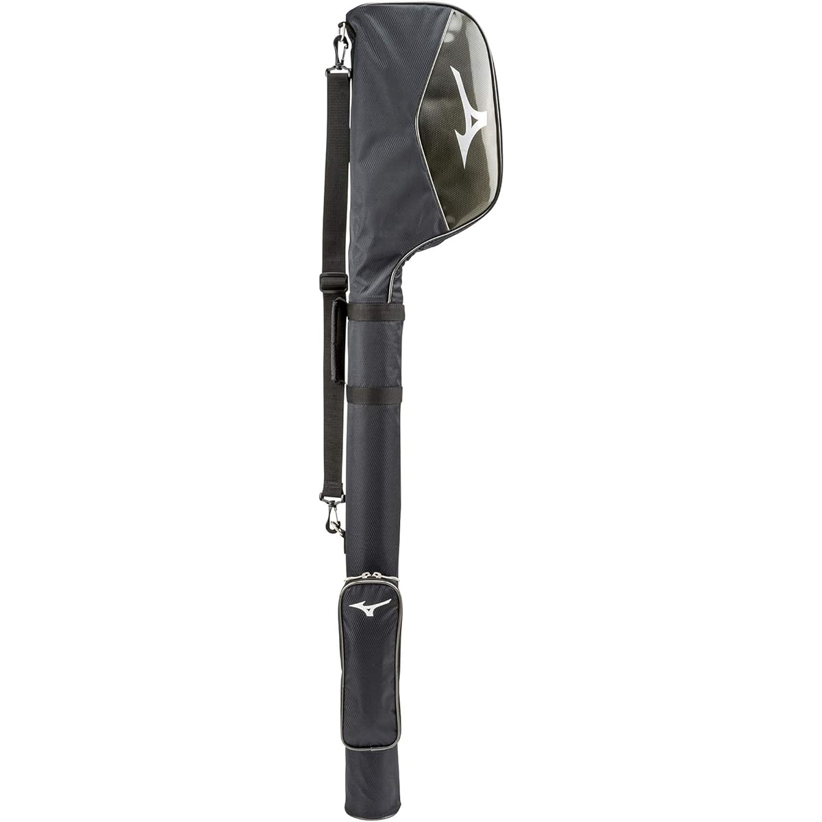 MIZUNO Golf Club Case, Cylindrical Type, Men's, 5-6 clubs, Compatible with 47 inches, Black 5LJK190100