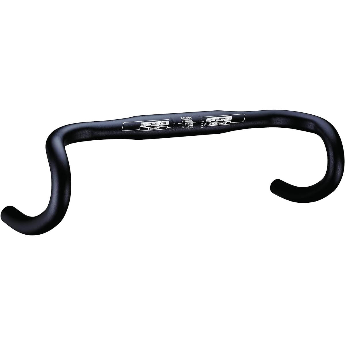 FSA Bicycle Parts Handlebar VERO HB alloy compact 40cm 185-1390