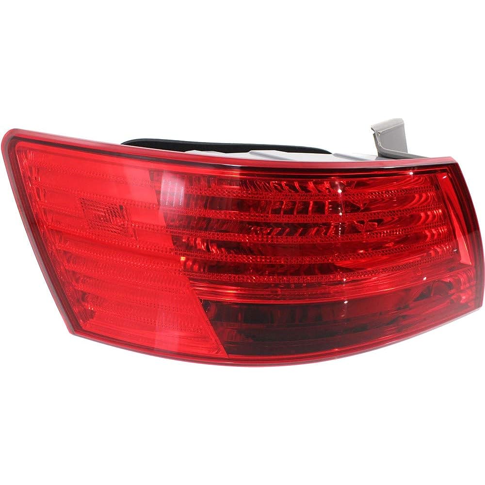 Evan-fischer tail light assembly 2008-2010 Hyundai Sonata outer 12-17-07 The driver's seat side