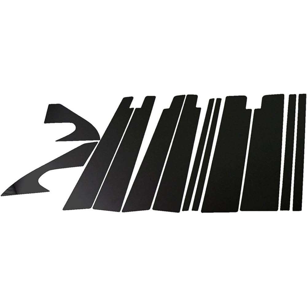BRIGHTZ Probox Van 50 51 52 55 Super Mirror Stainless Steel Black Plated Pillar Panel Visor Useful 10PC [PIL-BLA-325] NCP50V NCP51V NCP52V NCP55V NLP51V NCP50 NCP51 NCP52 NCP55 NLP51 NCP NLP 50V 51V 52V 55V Probox GL GL P50 P5 1 P52 P55 50