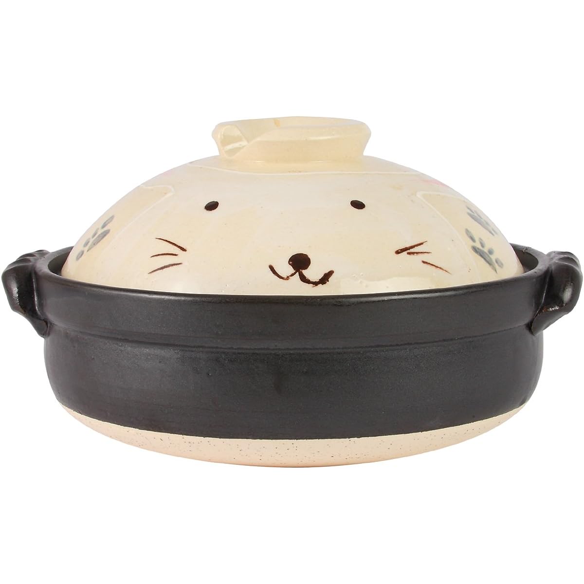 Maruyoshi Pottery Hand-painted Rabbit No. 8 Earthen Pot M0526