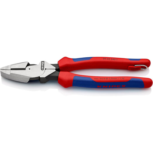 KNIPEX 0902-240TBK Strong pliers for overhead line work Fall prevention
