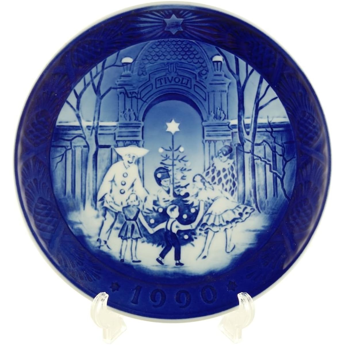 "Parallel Import Product" Years Plate 1990 Tivoli Gardens [Parallel Import Product]