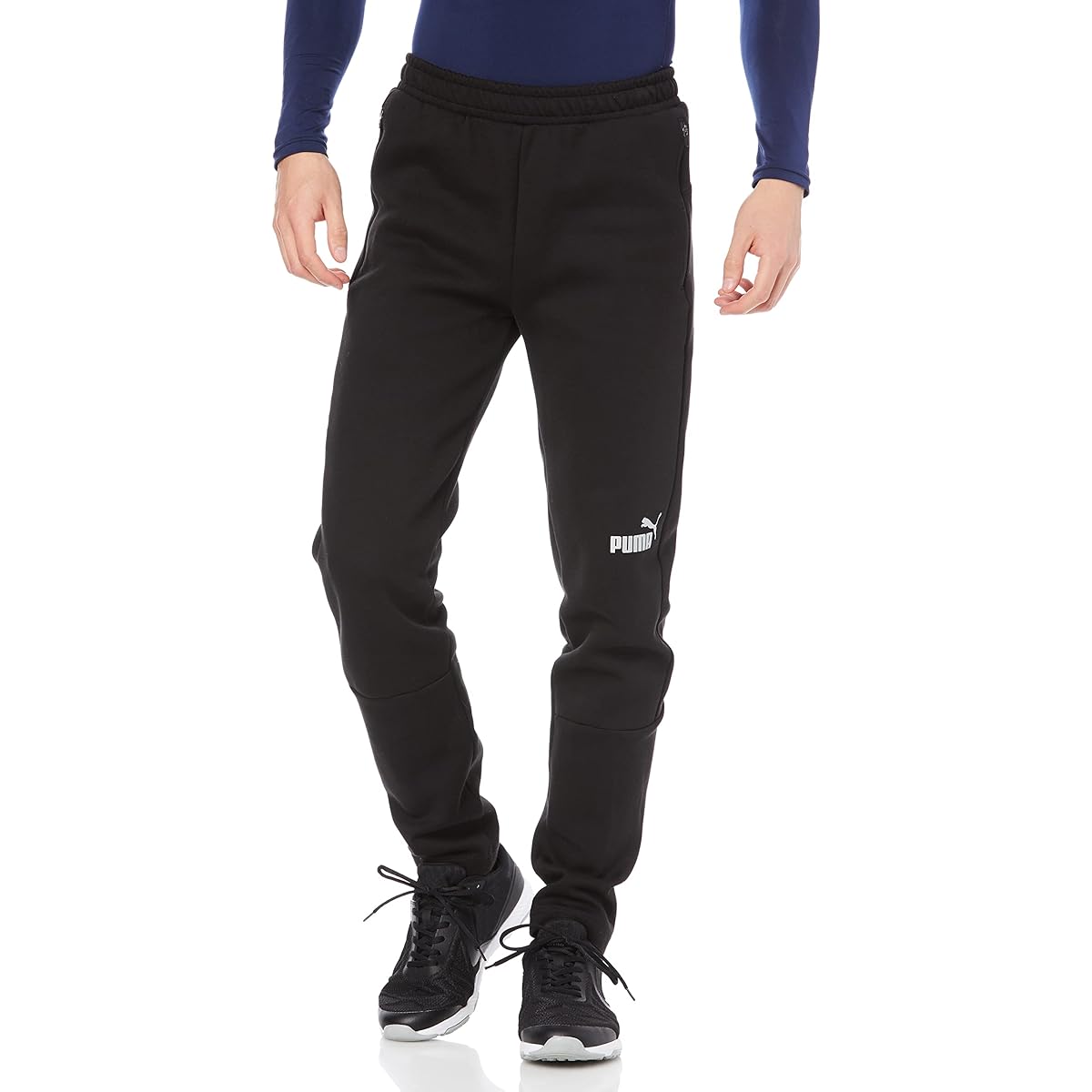 PUMA 658089 Men's Absorbent Quick Drying Sweat Training TEAMFINAL Casual Pants