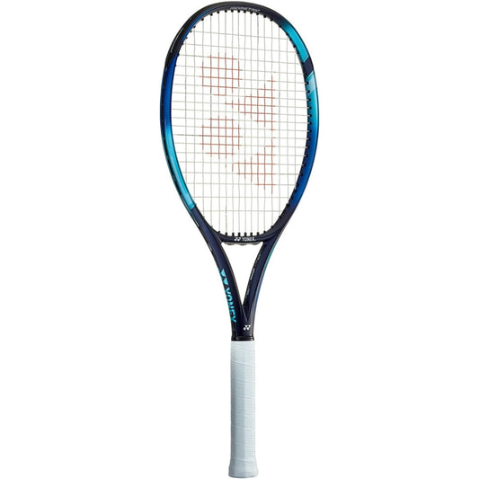 YONEX Hard Tennis Racket E Zone 100L For Beginners/Intermediates Frame Only Sky Blue (018) 07EZ100L