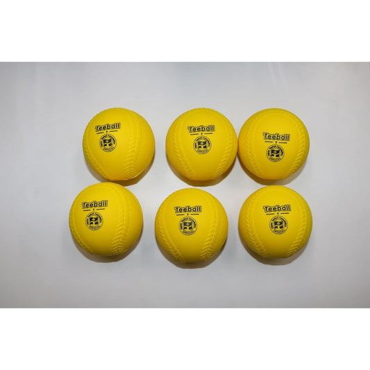 AKABANE 9 inch tee ball set of 6 Japan Tee Ball Association official ball B849-6