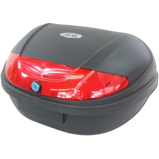 Rs Motorcycle 52L Large Capacity Rear Box Top Case with Base Unpainted Black E Type