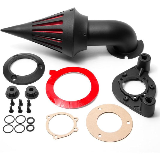 Krator Black Spike Air Cleaner Intake Filter Compatible with 1991-1995 Harley Davidson XL Models Sportster