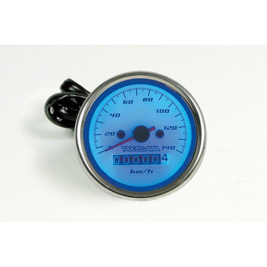 Special parts TAKEGAWA Blue LED speedometer 12V car universal 05-05-0096