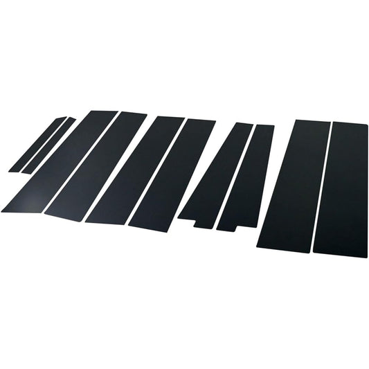 BRIGHTZ Step Wagon RG1-4 RG1 RG2 RG3 RG4 Super Mirror Black Plated Pillar Panel Cover 10PC Visor Useful [PIL-BLA-207] 10926