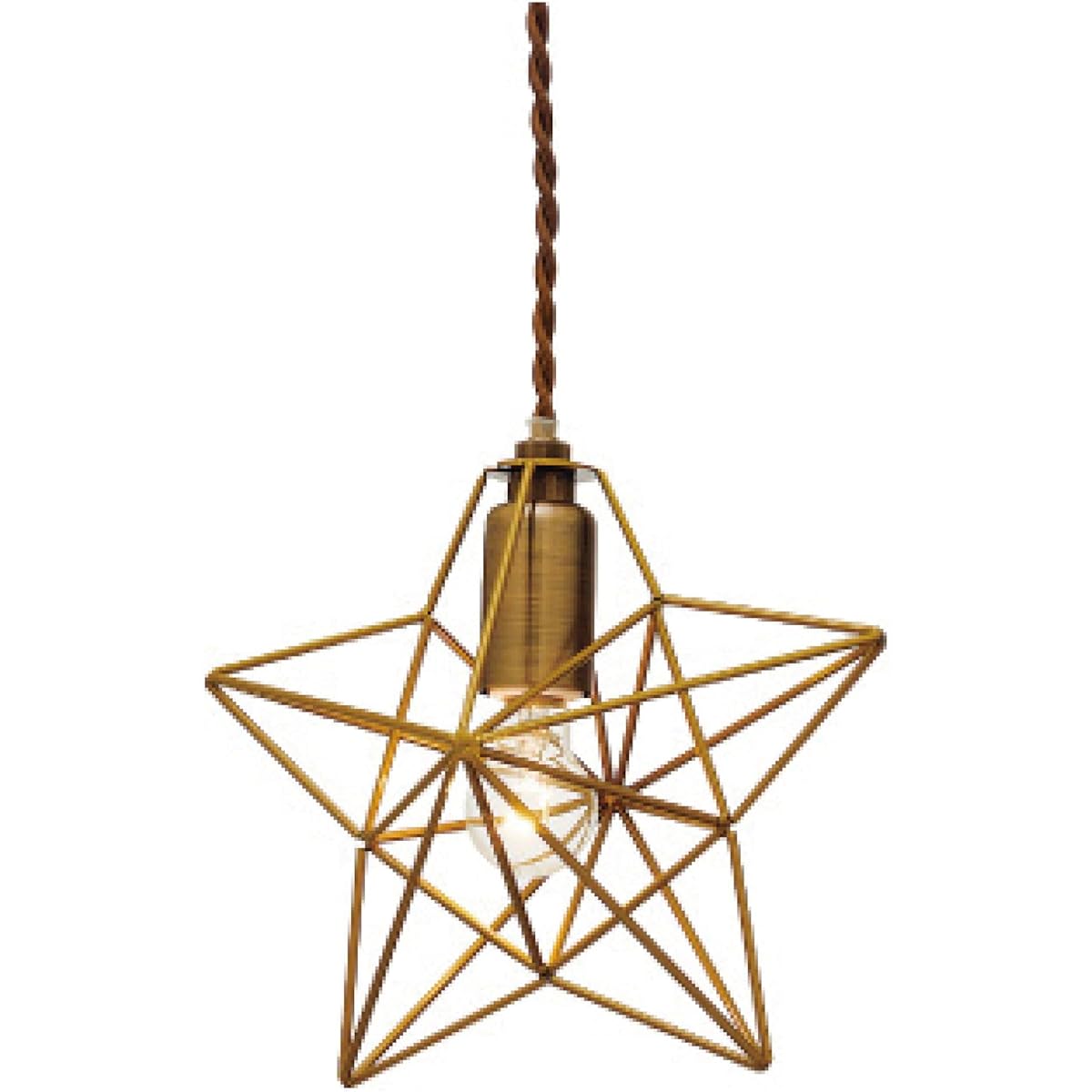 Interform Pendant Light LT-1088ST Brace S Without Bulb/Sold Separately Star Gold S Size Scandinavian