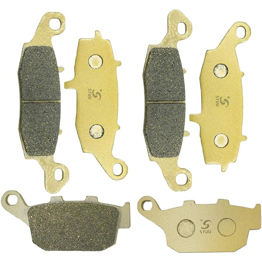 SYUU Motorcycle Replacement Front Rear Brake Pads Suzuki SFV 650 K9/L0/L1 Gradius 2009 2010 2011 2012 2013 2014 2015 SV 650 2016 2017 FA229F FA231F FA496R