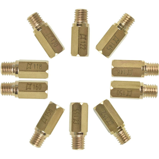 10pcs 118 120 122 145 148 150 152 155 158 160 Main Jet Kit OKO CVK KOSO PE Carburetor Replacement