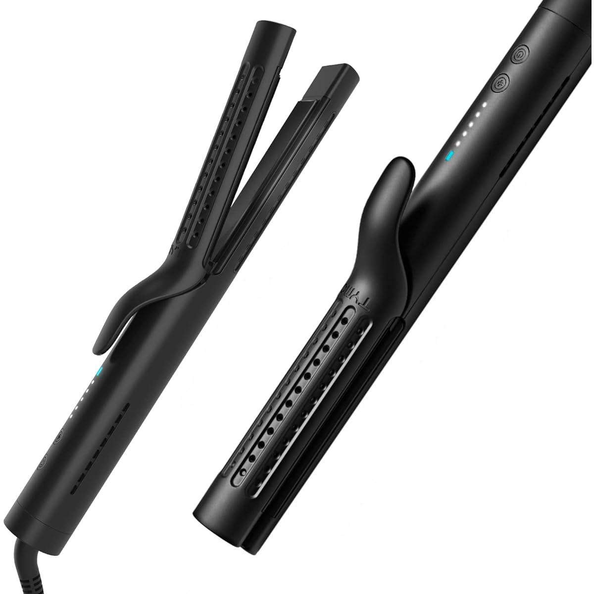 TYMO 360° Ion Circulation Wind Curl Hair Iron Long-lasting Styling Curl & Straight 2-Way Anti-static Anti-scalding Iron with 88 Outlets Negative Ion Hair Straightening TYMO AIRFLOW Hair Iron Applicable overseas