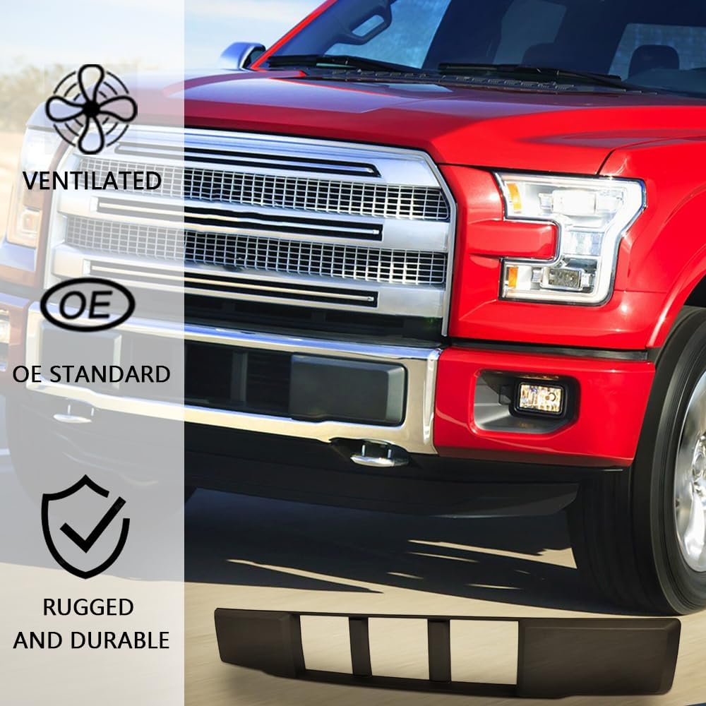 G-PLUS Front Bumper Bottom Grill Rim Panel Ford F150 2015-2017 FL3Z-17E810-CA