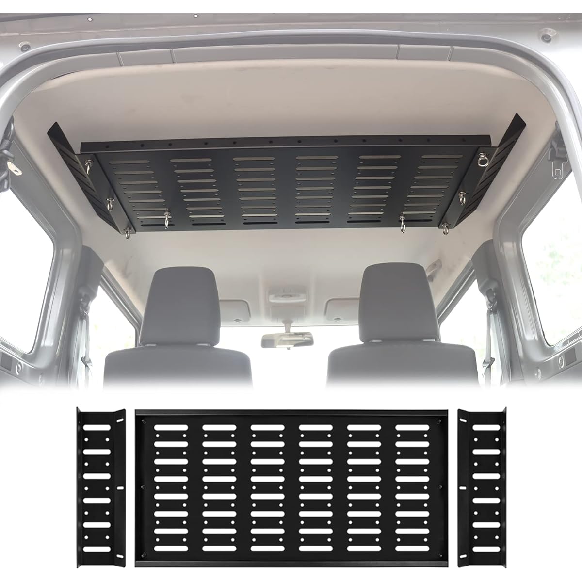 Suzuki Jimny Rear Trunk Storage Rack, JB23, Jimny Sierra JB43, JB33, Extended Shelf, Trunk Storage Bracket, Expandable Rack, Luggage Shelf, Hanging Storage, Small Storage, Space Utilization,