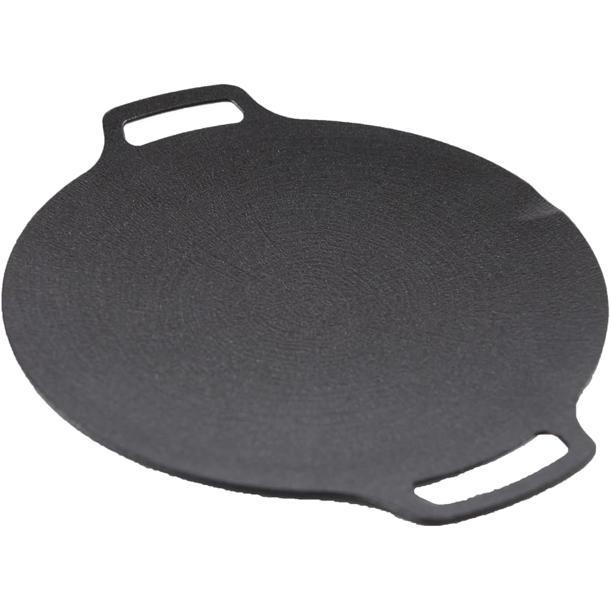 JHQ Iron Plate Multi Griddle Genuine 33cm IH Gas Bonfire Direct Fire Compatible with Handle Cover Lightweight No Seasoning Required Outdoor Camping BBQ
