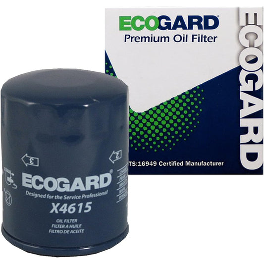 ECOGARD X4615 Premium spin-on engine oil filter Subaru Forester for conventional oil 2.5L 2004-2021 Outback 2.5L 2005-2022 Chlost Trek 2.0L 2016-2021 Impreza 2.0L 2.0L 2004-2021