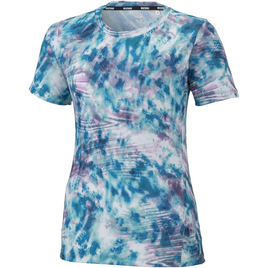 Mizuno 32MA2811 Women's Training Wear, Short Sleeve T-Shirt, UPF50+