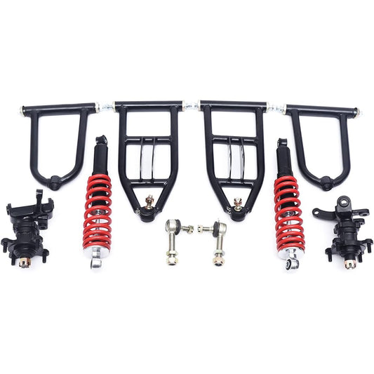 Front Side Suspension + Shock Swing Arm Kit DIY Parts for Quad Bike Buggy/Electric ATV/Go Kart