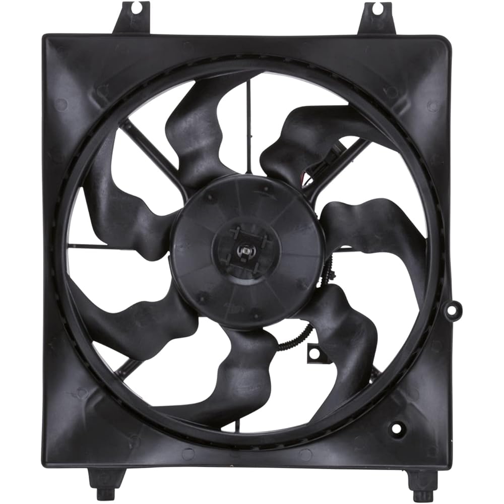 TYC 601000 Hyundai Santa FE replacement radiator cooling fan assembly