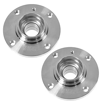 TRQ front wheel hub & bearing left and right pair set BMW 3 Series for E30