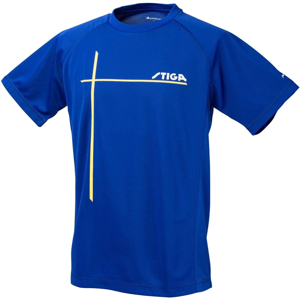 [Stiga] Table Tennis Short Sleeve Shirt Phiten Collaboration Shirt